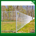 White  PVC chain link fence